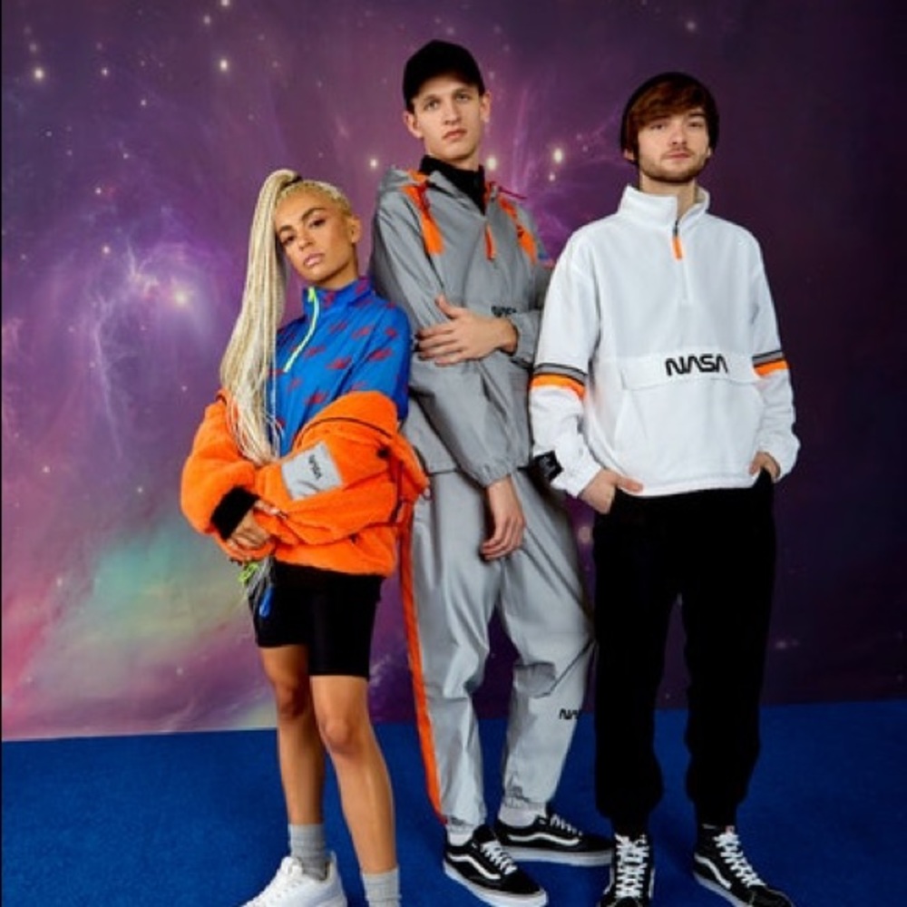 White Forever 21 NASA jacket
